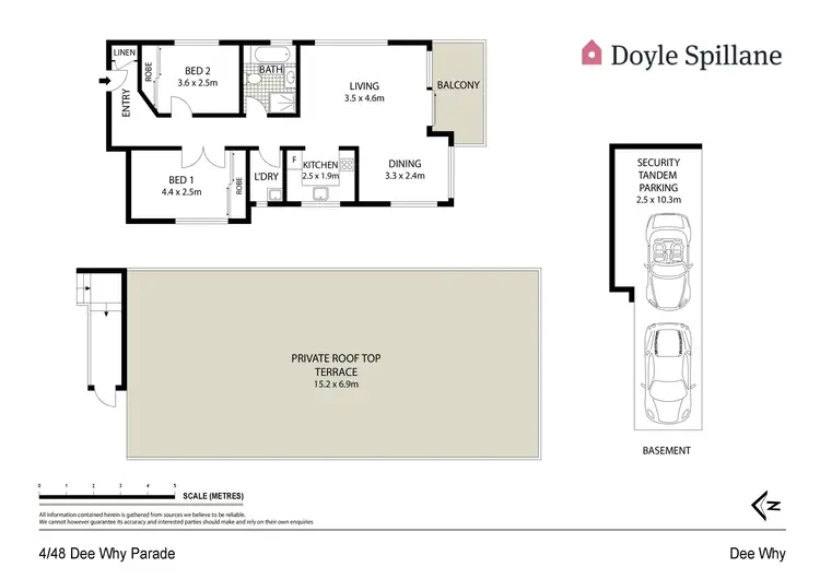 Floorplan of Homely apartment listing, 4/48 Dee Why Parade, Dee Why NSW 2099