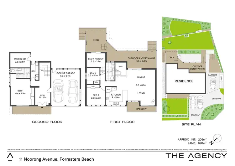 Floorplan of Homely house listing, 11 Noorong Avenue, Forresters Beach NSW 2260