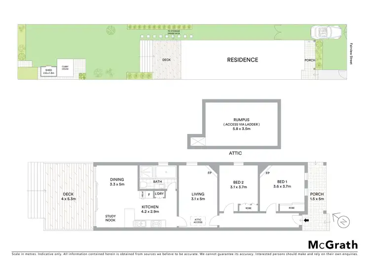 Floorplan of Homely house listing, 83 Fairview Street, Arncliffe NSW 2205