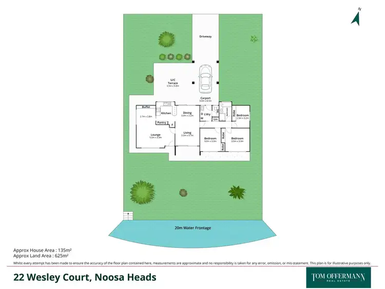 Floorplan of Homely house listing, 22 Wesley Court, Noosa Heads QLD 4567
