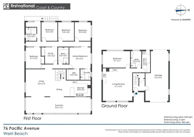 Floorplan of Homely house listing, 76 Pacific Avenue, Werri Beach NSW 2534