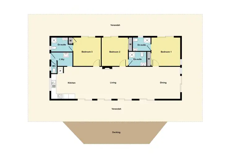 Floorplan of Homely rural property listing, 150 Susans Lane Percydale Via, Avoca VIC 3467