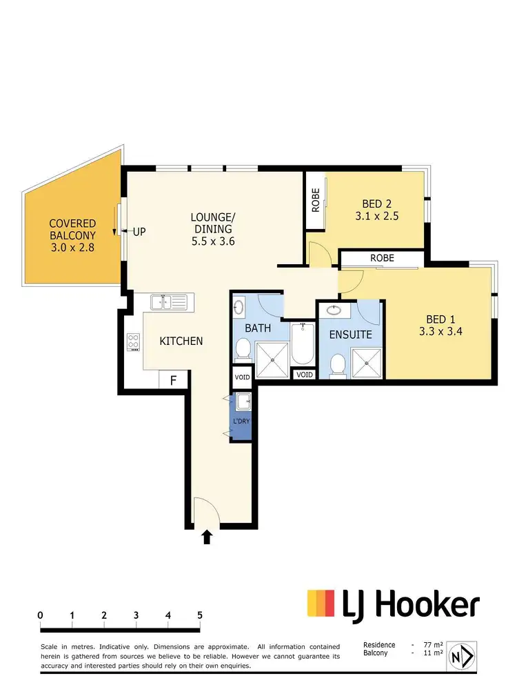 Floorplan of Homely unit listing, 271/80 John Whiteway Drive, Gosford NSW 2250