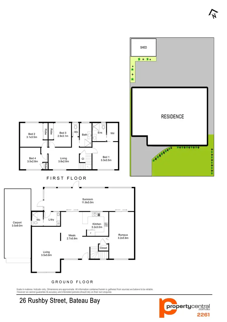 Floorplan of Homely house listing, 26 Rushby Street, Bateau Bay NSW 2261