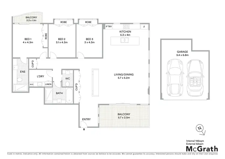Floorplan of Homely apartment listing, 13/50 Ocean Parade, The Entrance NSW 2261