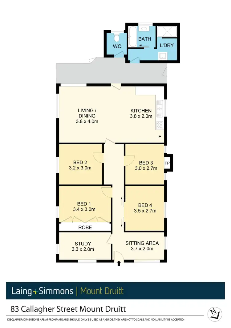 Floorplan of Homely house listing, 83 Callagher Street, Mount Druitt NSW 2770
