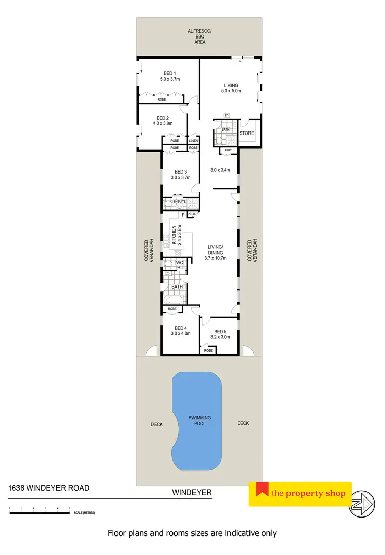 Floorplan of Homely rural property listing, 1638 Windeyer Road, Mudgee NSW 2850