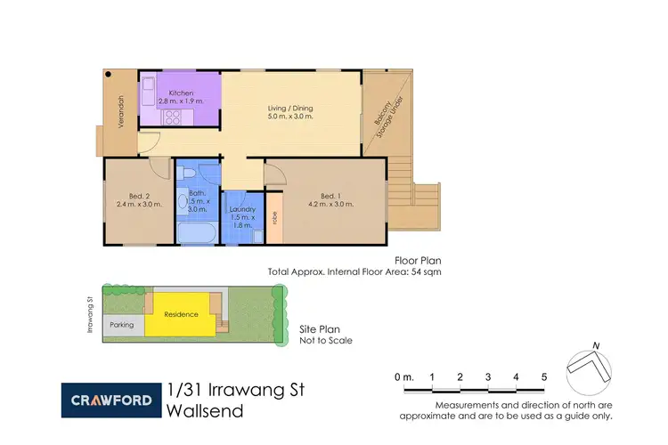 Floorplan of Homely house listing, 1/31 Irrawang Street, Wallsend NSW 2287