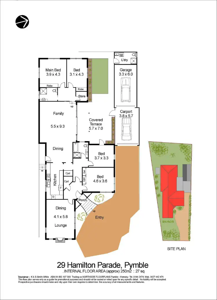 Floorplan of Homely house listing, 29 Hamilton Parade, Pymble NSW 2073