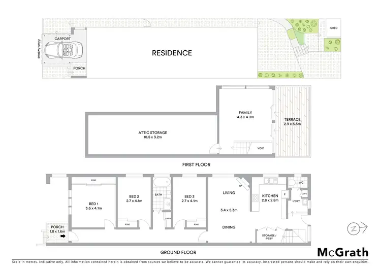 Floorplan of Homely house listing, 10 Allan Avenue, Clovelly NSW 2031