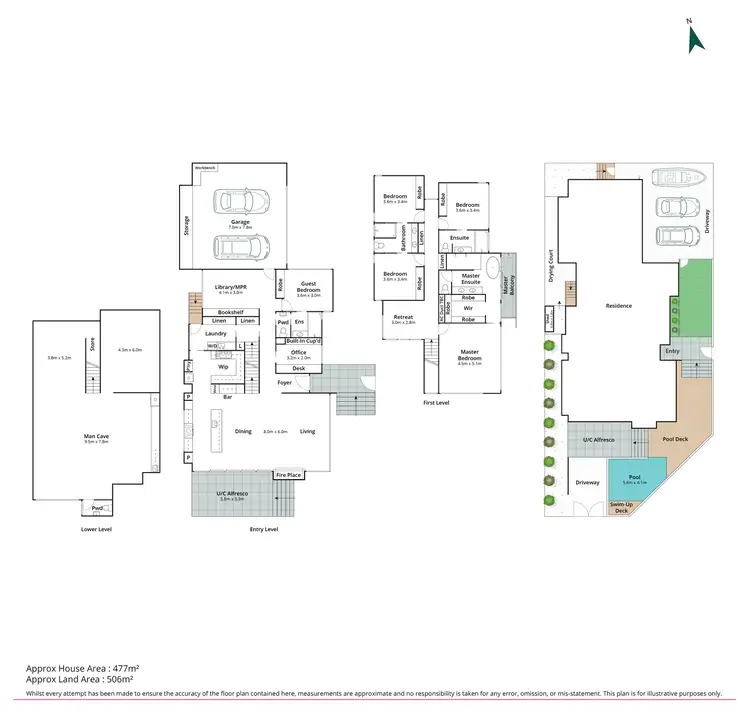 Floorplan of Homely house listing, 51 The Quarterdeck, Noosa Heads QLD 4567