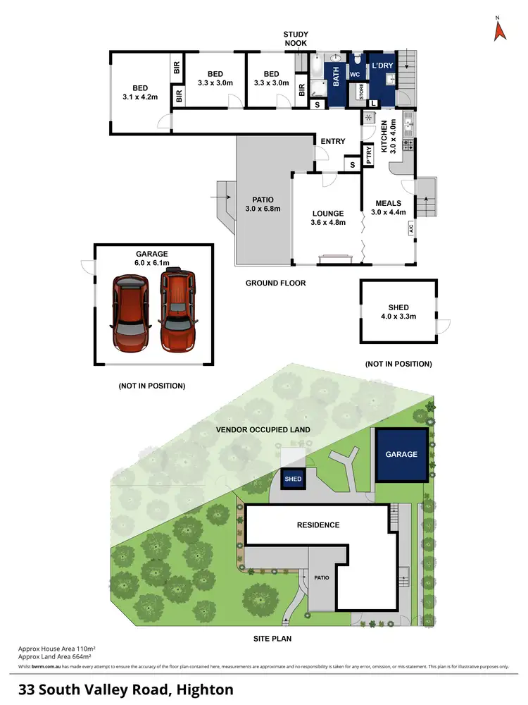 Floorplan of Homely house listing, 33 South Valley Road, Highton VIC 3216