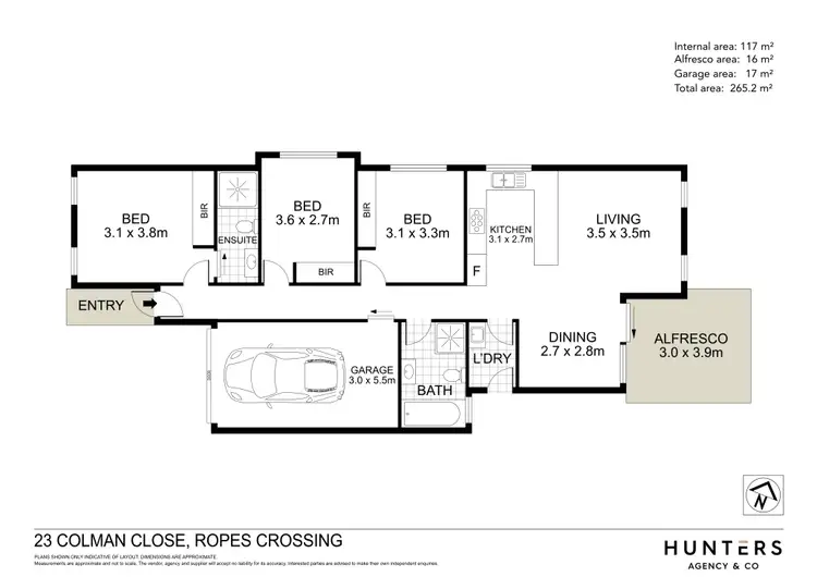 Floorplan of Homely house listing, 23 Colman Close, Ropes Crossing NSW 2760