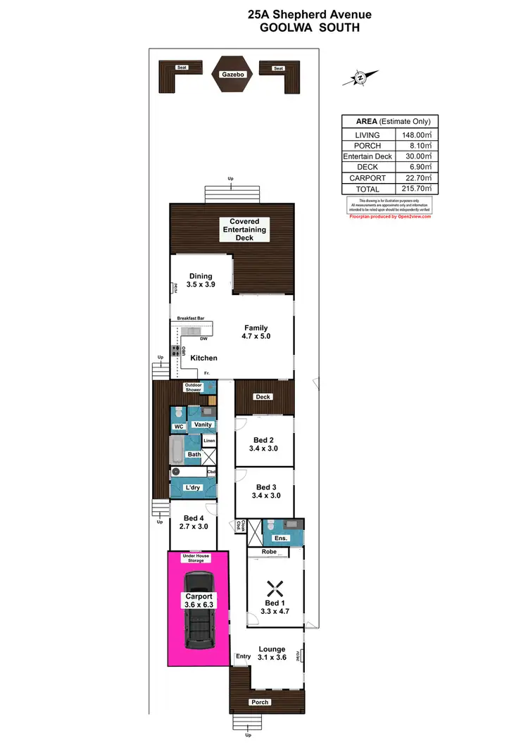 Floorplan of Homely house listing, 25a Shepherd Avenue, Goolwa South SA 5214