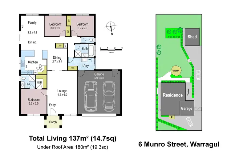 Floorplan of Homely house listing, 6 Munro Street, Warragul VIC 3820
