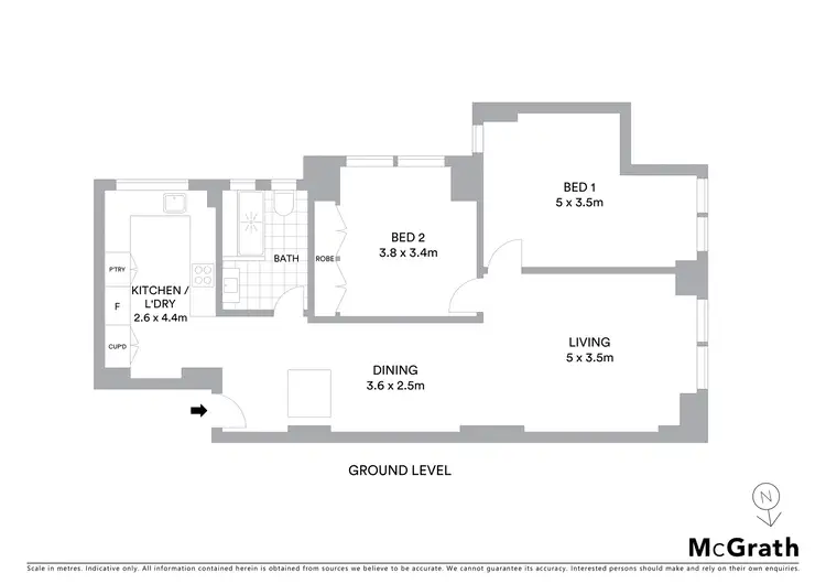 Floorplan of Homely apartment listing, 4/123-125 Macleay Street, Potts Point NSW 2011