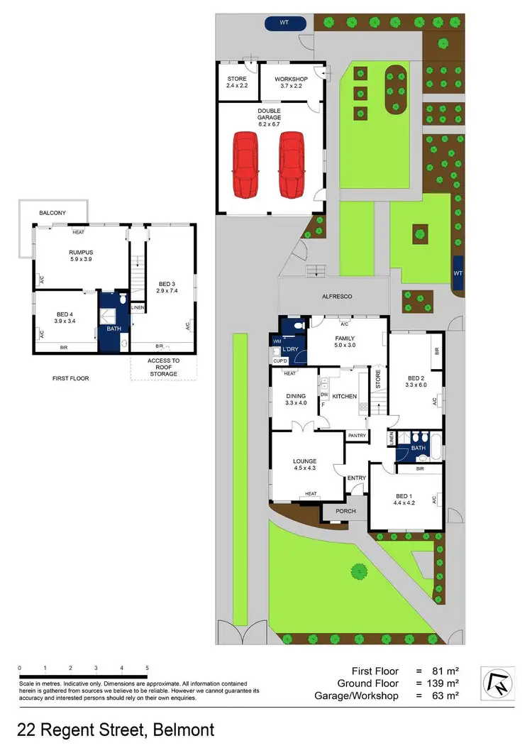 Floorplan of Homely house listing, 22 Regent Street, Belmont VIC 3216