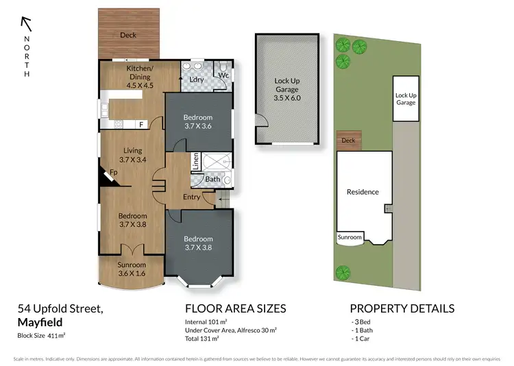 Floorplan of Homely house listing, 54 Upfold Street, Mayfield NSW 2304