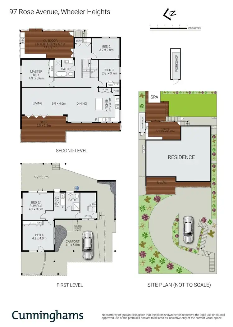 Floorplan of Homely house listing, 97 Rose Avenue, Wheeler Heights NSW 2097