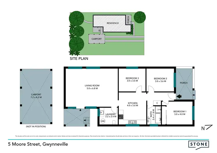 Floorplan of Homely house listing, 5 Moore Street, Gwynneville NSW 2500