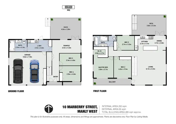 Floorplan of Homely house listing, 10 Marberry Street, Manly West QLD 4179