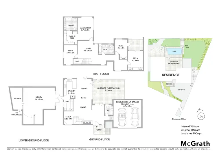 Floorplan of Homely house listing, 66 Carnarvon Drive, Frenchs Forest NSW 2086