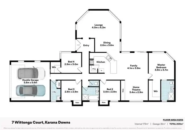 Floorplan of Homely house listing, 7 Wittonga Court, Karana Downs QLD 4306