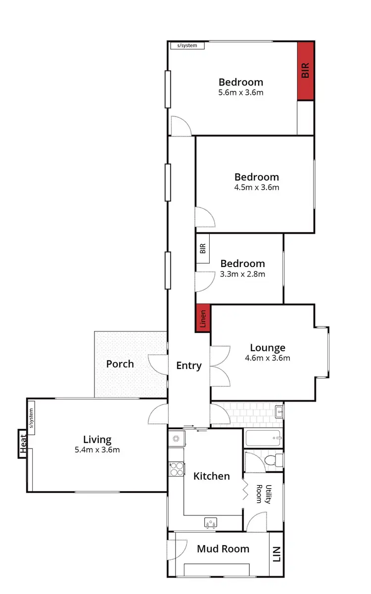 Floorplan of Homely house listing, 32 Harbour Drive, Sebastopol VIC 3356