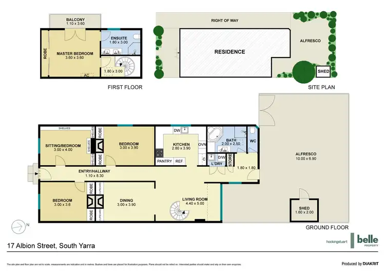 Floorplan of Homely house listing, 17 Albion Street, South Yarra VIC 3141