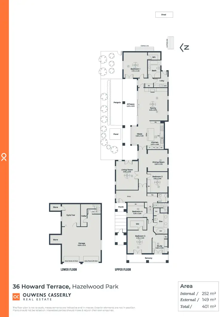 Floorplan of Homely house listing, 36 Howard Terrace, Hazelwood Park SA 5066