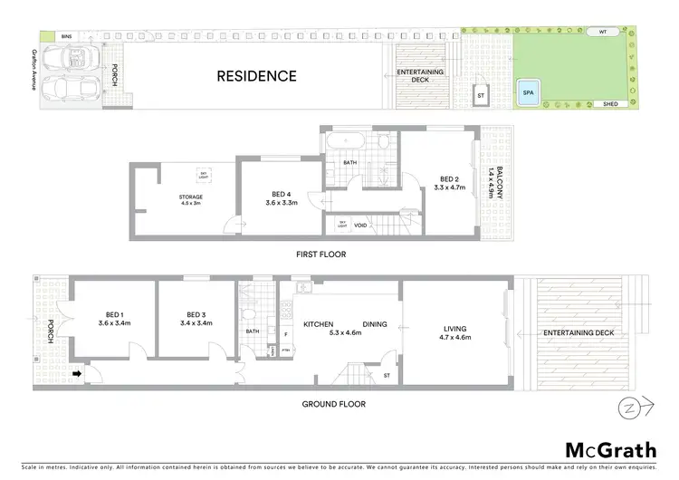 Floorplan of Homely house listing, 13 Grafton Avenue, Naremburn NSW 2065
