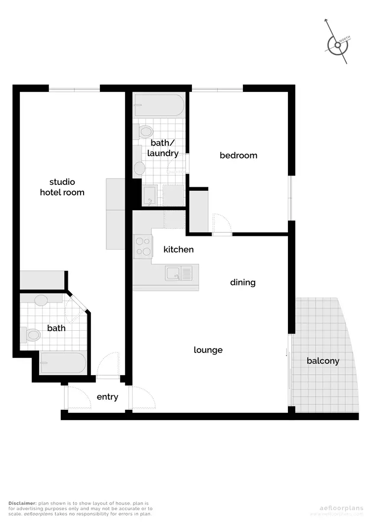 Floorplan of Homely apartment listing, 17/84 Northbourne Avenue, Braddon ACT 2612
