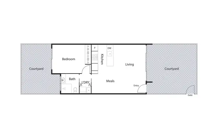 Floorplan of Homely townhouse listing, 26/56 Stuart Street, Griffith ACT 2603