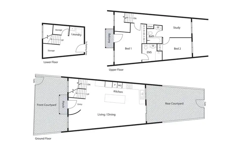 Floorplan of Homely unit listing, 3/20 Power Street, Mawson ACT 2607