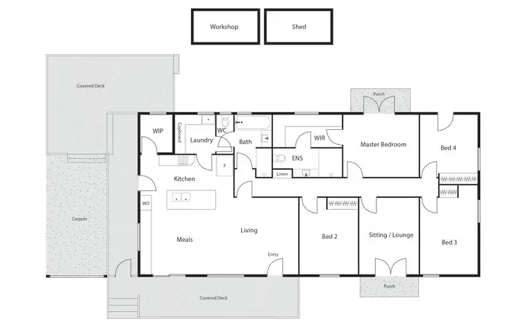Floorplan of Homely house listing, 2 Thorn Place, Curtin ACT 2605