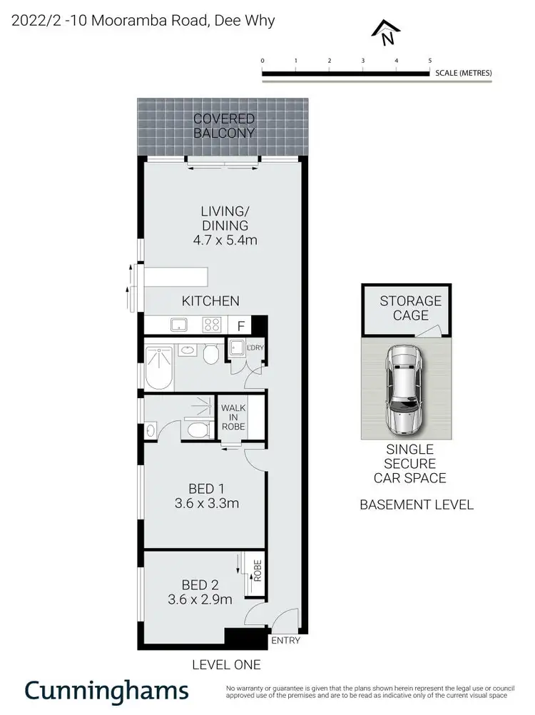 Floorplan of Homely apartment listing, 2202/2-10 Mooramba Road, Dee Why NSW 2099