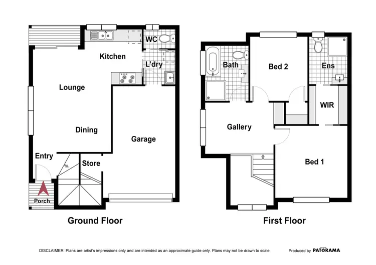 Floorplan of Homely townhouse listing, 3/42 Buttle Street, Queanbeyan East NSW 2620