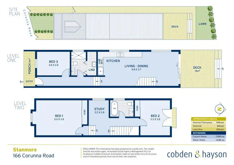 Floorplan of Homely house listing, 166 Corunna Road, Stanmore NSW 2048