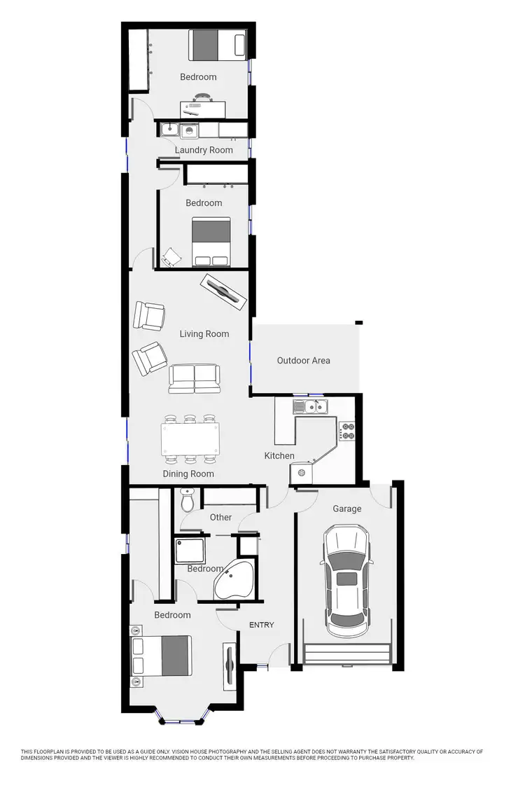 Floorplan of Homely townhouse listing, 7 Ribarits Court, Mildura VIC 3500