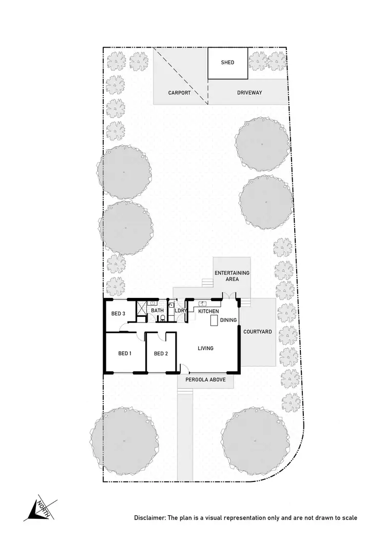 Floorplan of Homely house listing, 53a Strzelecki Crescent, Narrabundah ACT 2604