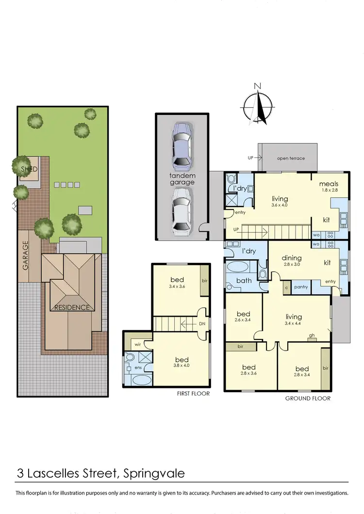 Floorplan of Homely house listing, 3A&3B Lascelles Street, Springvale VIC 3171