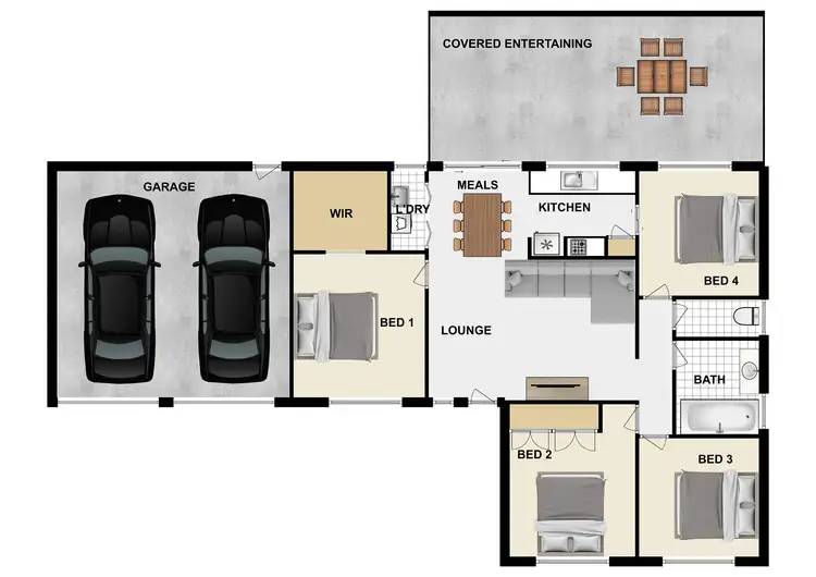 Floorplan of Homely house listing, 3 Bishop Court, Loganlea QLD 4131