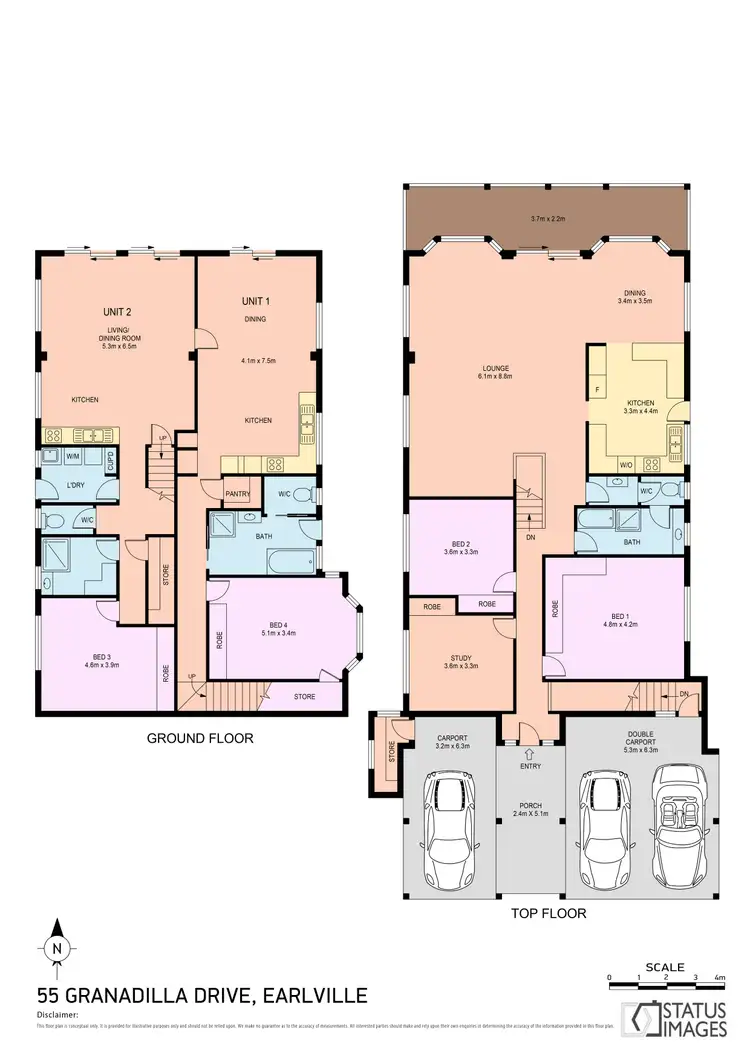 Floorplan of Homely house listing, 55 Granadilla Drive, Earlville QLD 4870