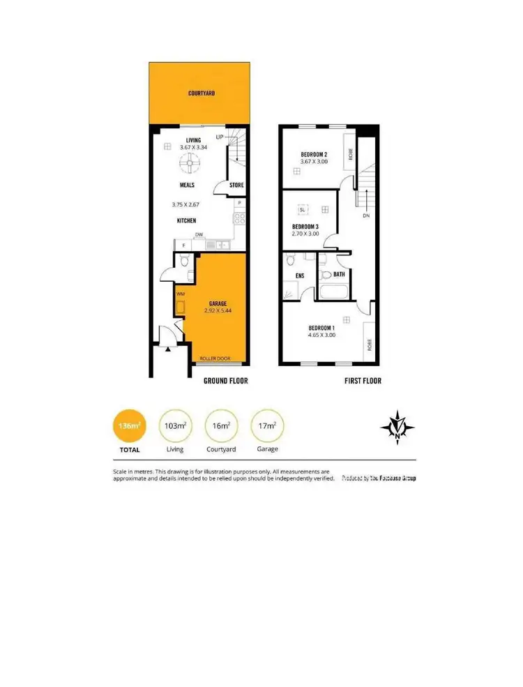 Floorplan of Homely house listing, 2/47 Victoria Parade, Mawson Lakes SA 5095