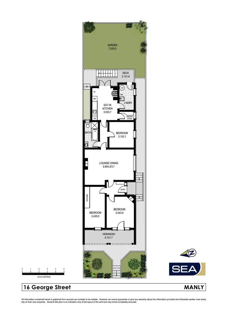 Floorplan of Homely house listing, 16 George Street, Manly NSW 2095