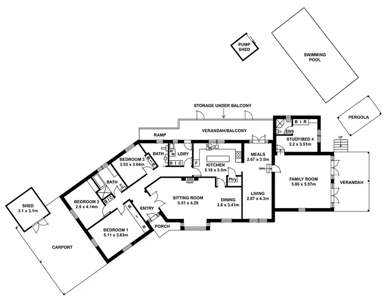 Floorplan of Homely house listing, 33 The Common, Beaumont SA 5066