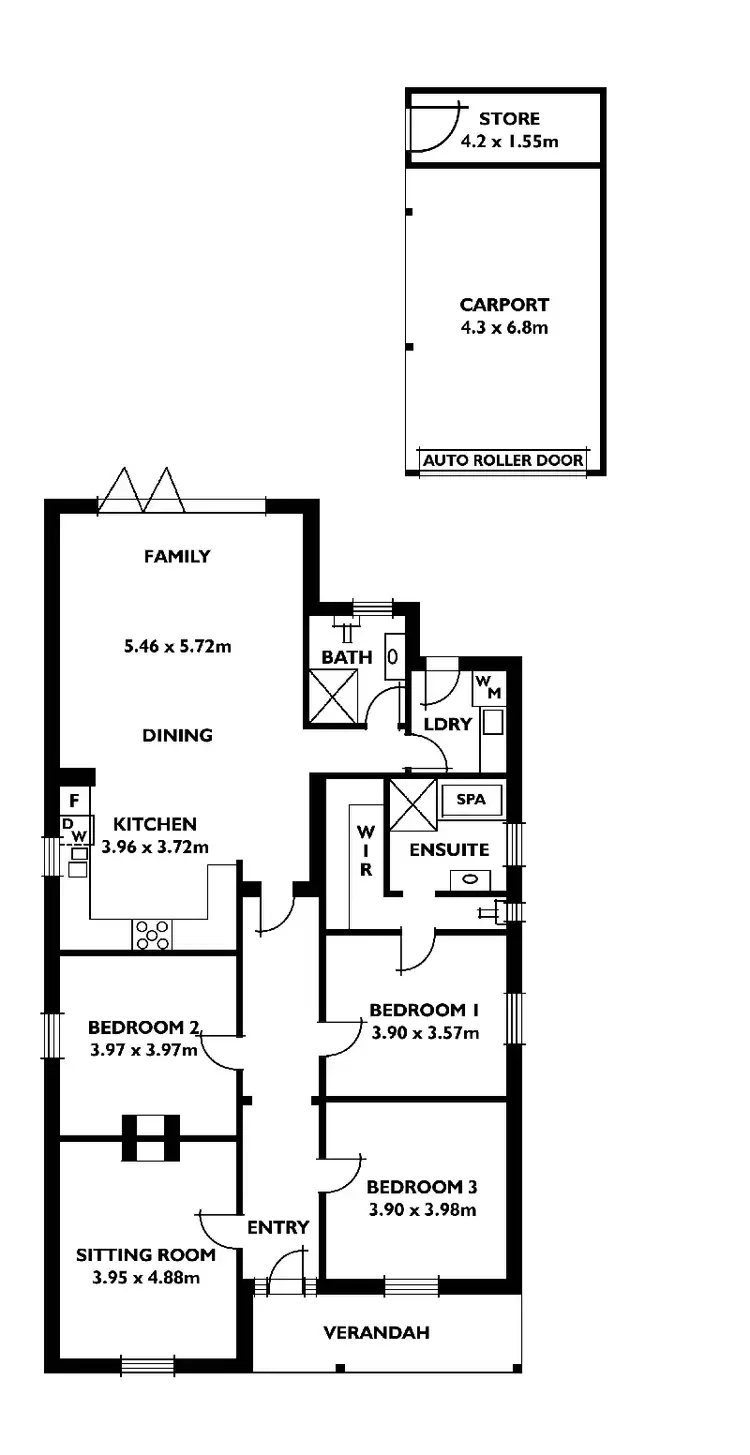 Floorplan of Homely house listing, 44 Hawkers, Medindie SA 5081