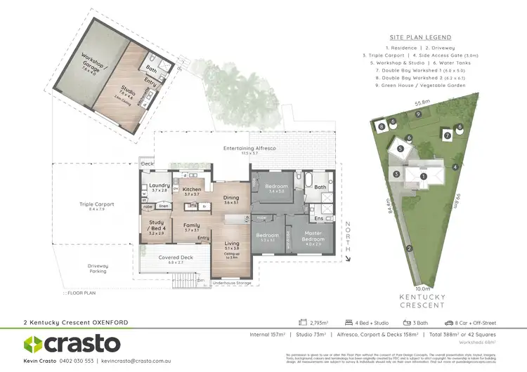 Floorplan of Homely house listing, 2 Kentucky Crescent, Oxenford QLD 4210