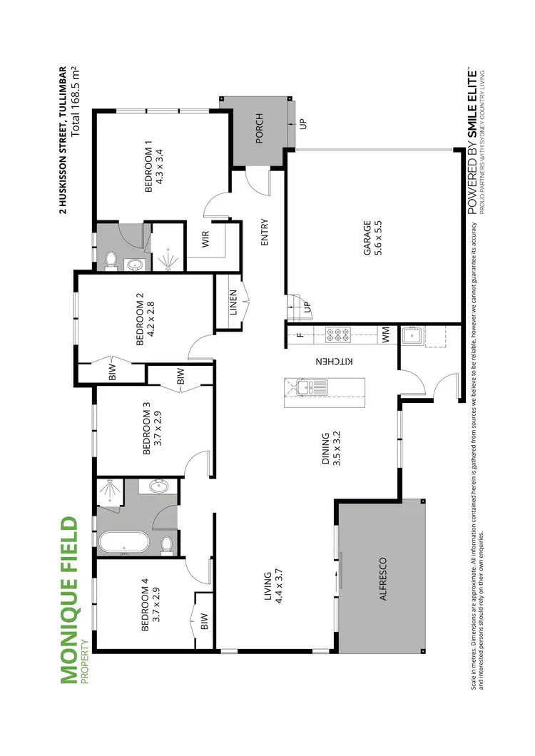 Floorplan of Homely house listing, 2 Huskisson Street, Tullimbar NSW 2527