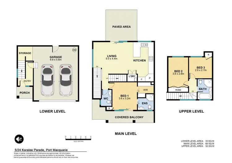 Floorplan of Homely townhouse listing, 5/24 Karalee Parade, Port Macquarie NSW 2444